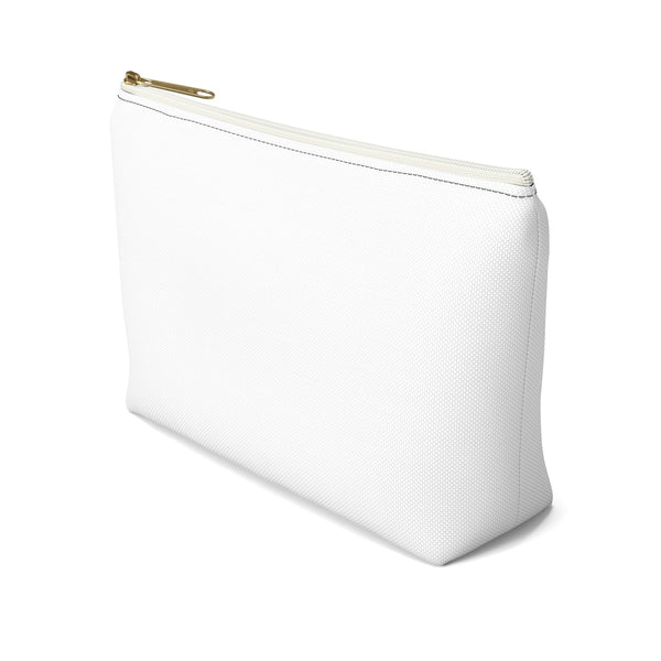 "I have a PhD - Projects Half Done" - White Accessory Pouch